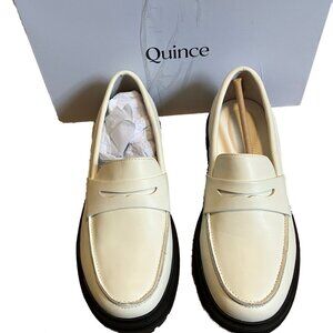 NIB Quince Italian Leather Lug Sole Loafer Size:  7